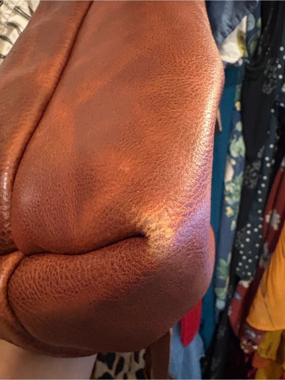 Portland Leather Goods | Large Bucket Bag | Nutmeg - Picture 10 of 17